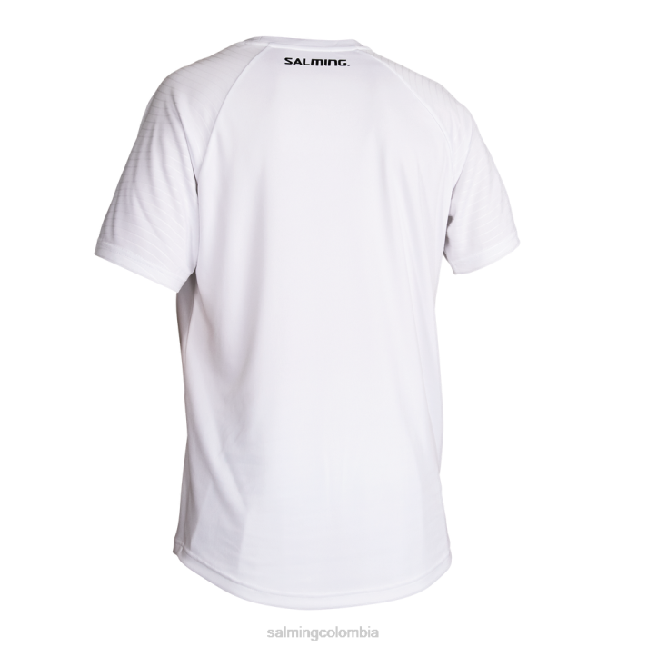 camiseta de juego de granito blanco Salming vestir hombres NH6R8
