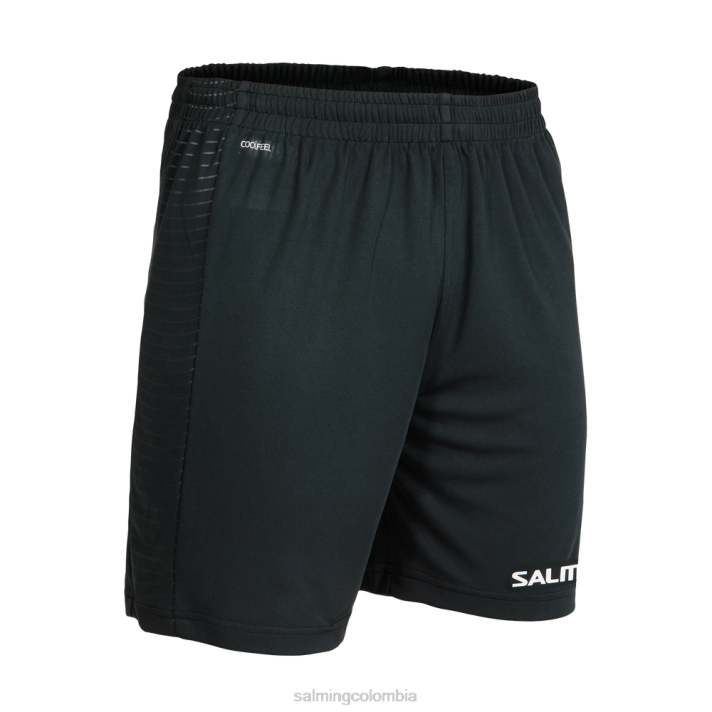 pantalones cortos de juego de granito negro Salming vestir hombres NH6R9