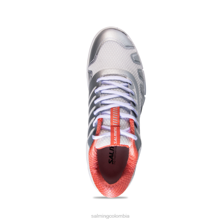 retroceso kobra blanco/coral Salming zapatos mujer NH6R53